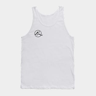 Krolmof Black Vintage Logo Tank Top